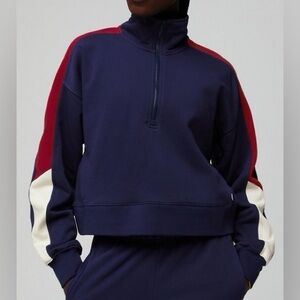 Fabletics Women’s Year Round Terry Half Zip Sweatshirt